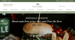 Desktop Screenshot of greendalefarmshop.co.uk